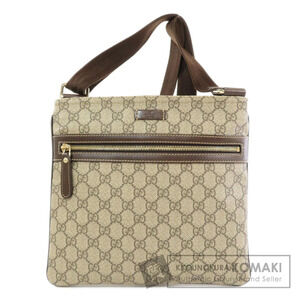 Gucci GG Supreme Messenger Bag monogram canvas brown